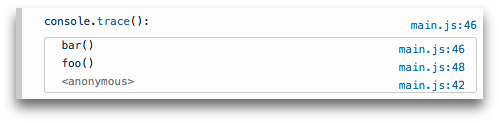 Stack Trace in der Firefox-Konsole